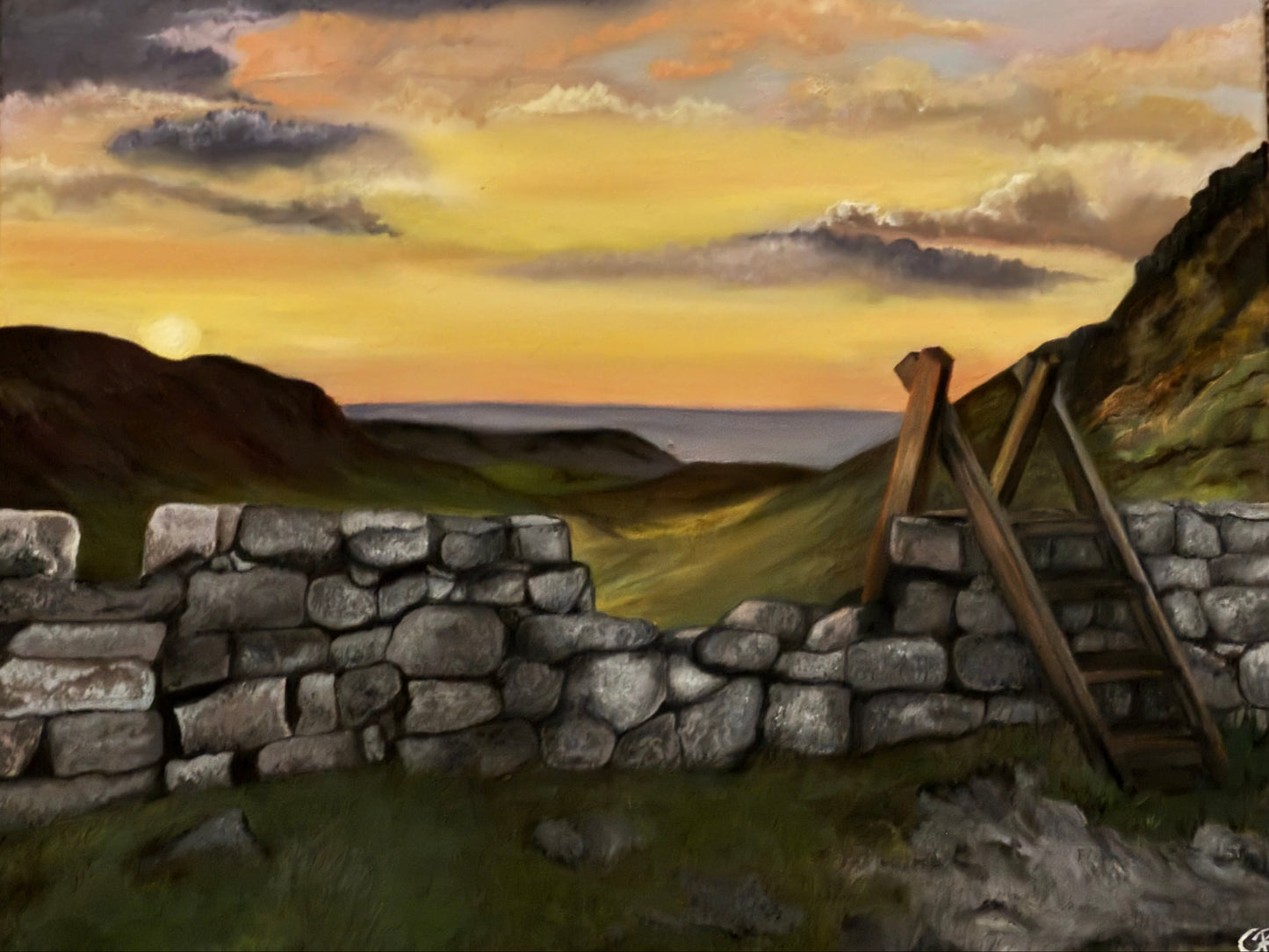 Sunset at Hare's Gap